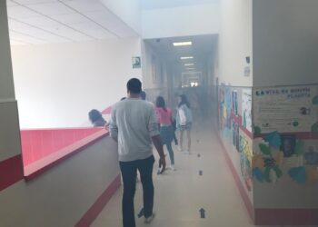 O Porriño pone a prueba los protocolos de evacuación con simulacros «reales» en los colegios