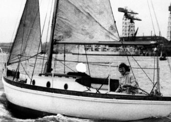 La escala en Vigo de Ann Davison, pionera mundial de la vela