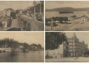 Un álbum de vistas de Vigo de hace un siglo
