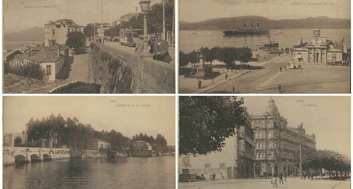 Un álbum de vistas de Vigo de hace un siglo