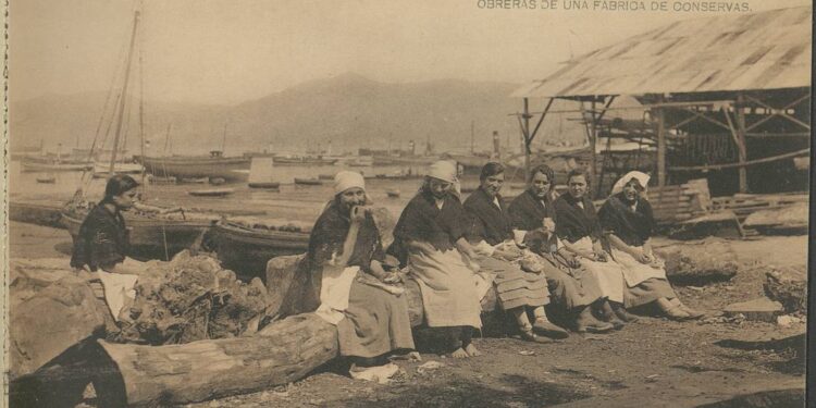 La huelga de mujeres que paralizó la conserva en Vigo