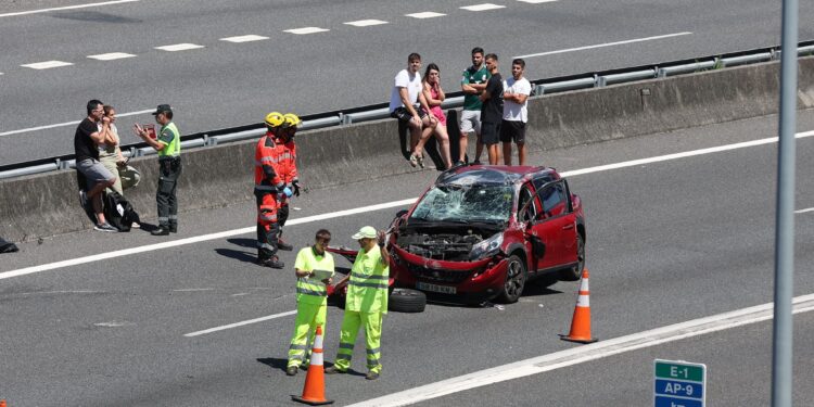 Colapso en la AP9 y colas hasta Vigo por un accidente en Rande