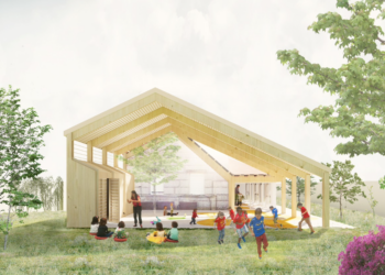 Un prestigioso estudio de Vigo diseña el patio de recreo de un colegio de Baiona