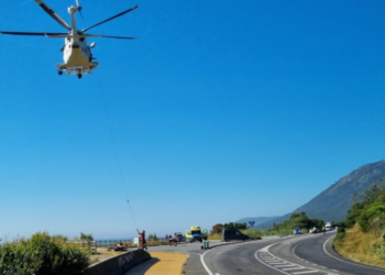 Activan un operativo para rescatar a un peregrino herido en A Guarda