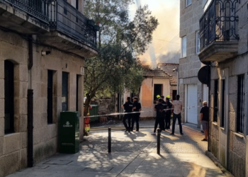Desatado un incendio en Beiramar en una casa okupada