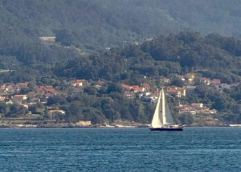 Navegantes en la Ría de Vigo