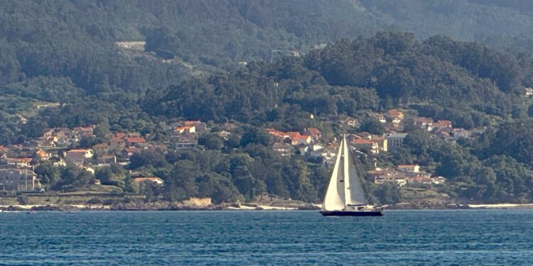 Navegantes en la Ría de Vigo