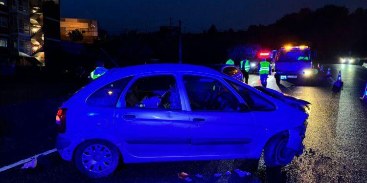 Al menos tres heridos tras una colisión múltiple en la autovía