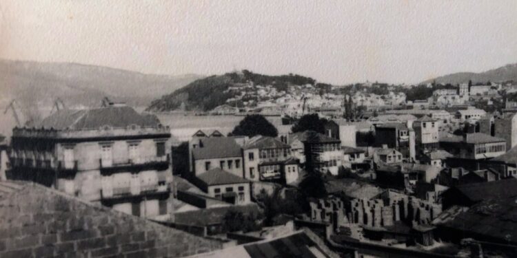 Rúa Rosalía de Castro en los años sesenta