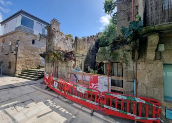 Arrancan las obras de dos lujosos dúplex con patio interior en el Casco Vello