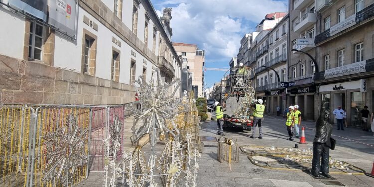 Vigo se derrite al sol pero… ya es Navidad en la ciudad