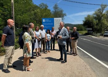 La Xunta invierte más de 1,4 millones en el vial entre Ponteareas y Mondariz
