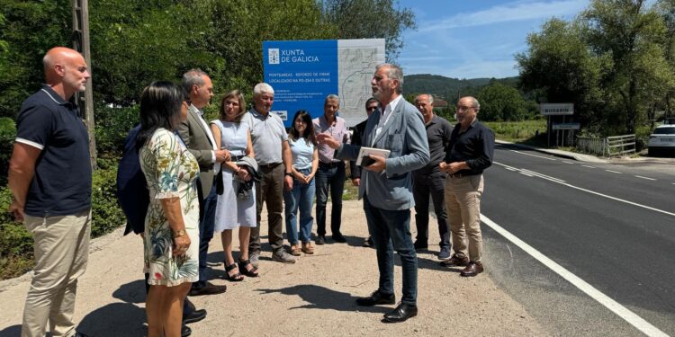 La Xunta invierte más de 1,4 millones en el vial entre Ponteareas y Mondariz