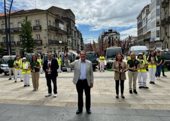 Las calles de Vigo reciben la novena Escoba de Platino