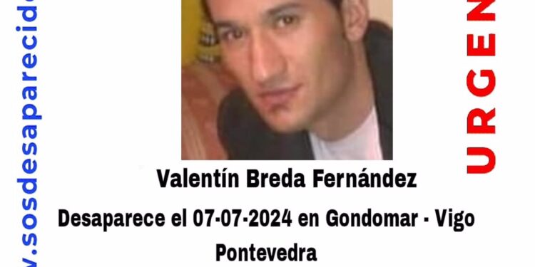 Se busca a Valentín, vecino de Gondomar de 42 años