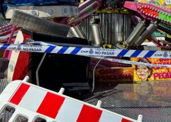 La Policía Científica analiza el estado del «saltamontes» en el que murió un joven en Matamá