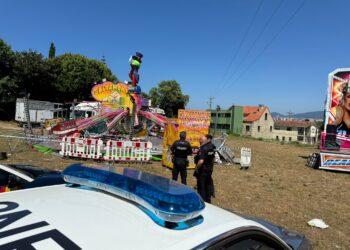 La Policía Científica analiza el estado del «saltamontes» en el que murió un joven en Matamá