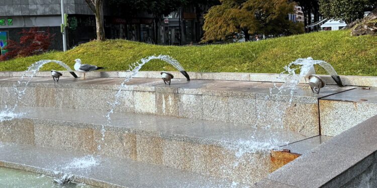 Al fresco en la Praza de América