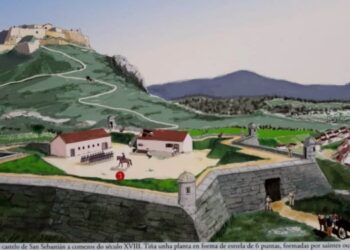 O exvirrei de México, o marqués de Branciforte, chega a Vigo no navío de guerra Monarca