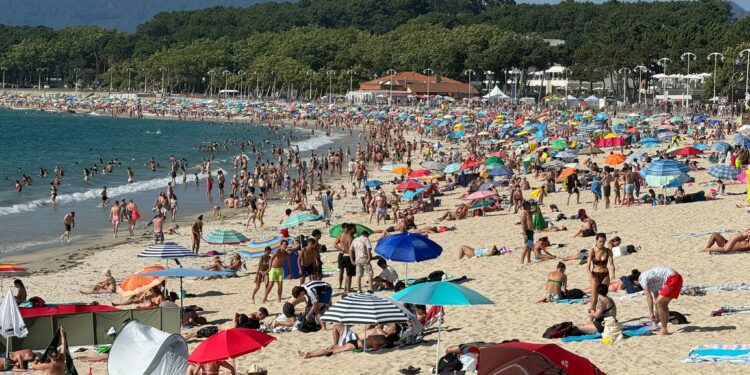 Activada la alerta amarilla en Vigo y su área con máximas que llegarán a los 36 grados