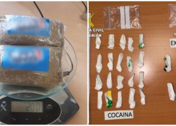 Investigados dos jóvenes en Bueu por un presunto delito de drogas