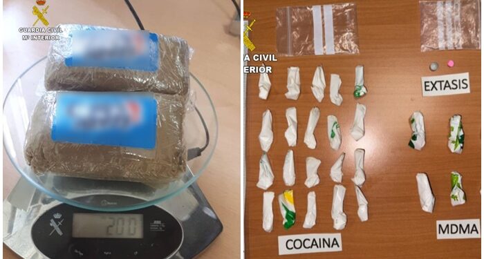 Investigados dos jóvenes en Bueu por un presunto delito de drogas