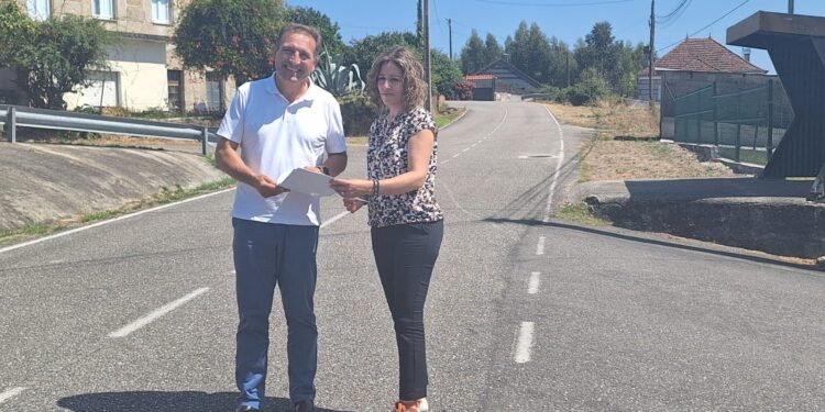 A Deputación analiza a situación do vial As Neves-Estación co fin de mellorar a mobilidade peonil
