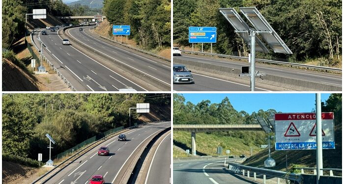 Más radares en Vigo: dos nuevos postes medirán la velocidad en tramo en la AP-9