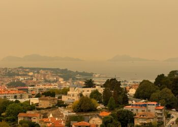Un barrio de Vigo, en nivel rojo por mala calidad del aire tras los incendios de Portugal