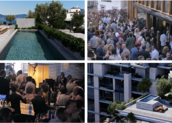 Fiesta por todo lo alto para presentar viviendas de lujo en Vigo