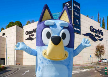 Gran Vía de Vigo recibe a la estrella infantil Bluey