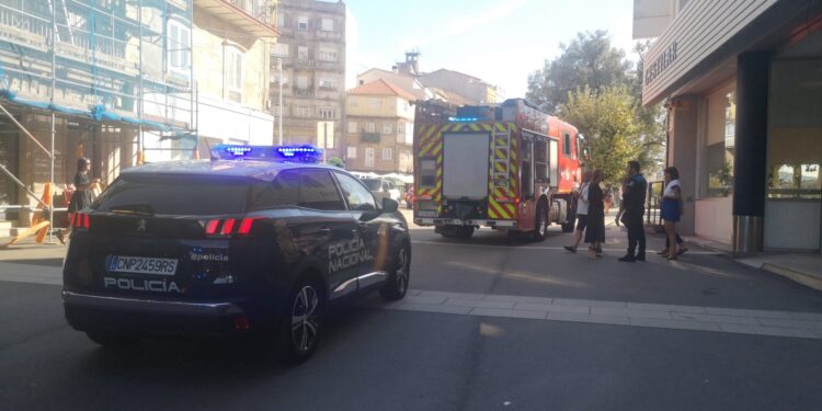 Alarma en Vigo por un incendio en pleno centro de Vigo
