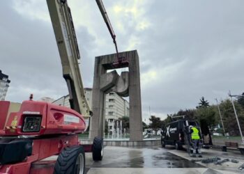 Preparando la Navidad de Vigo