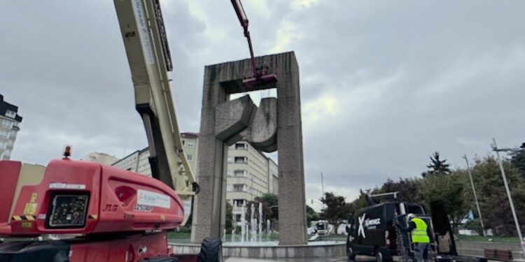 Preparando la Navidad de Vigo