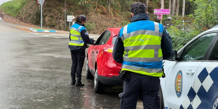 La Policía Local de Mos bate un récord en el mes de agosto