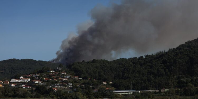 Estabilizado un incendio en Arbo que afectó a unas 20 hectáreas