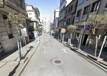 Herida una mujer en Vigo tras ser atropellada por un taxi