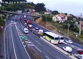 Retenciones de más de 5 km en la AP-9