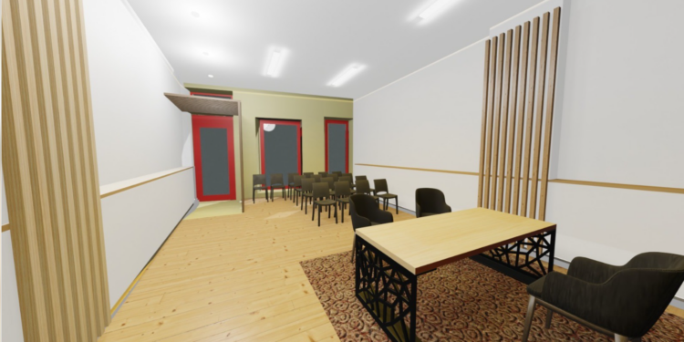 Caballero tacha de «vergüenza» la nueva sala de bodas civiles