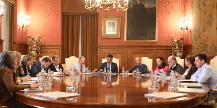 A Deputación aproba o proxecto para a contorna da igrexa de San Sebastián de Cabeiras