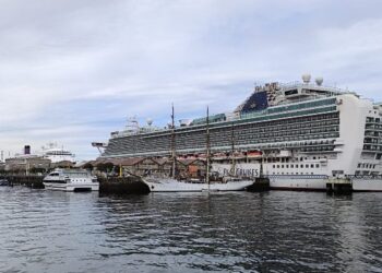 Dos colosos de los mares atracan en Vigo con cerca de 5.000 pasajeros