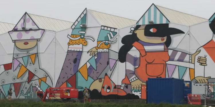 «Tijeretazo» para el programa de murales y medianeras de Vigo