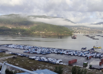 El Puerto de Vigo ganará metros en Rande para almacenar más vehículos