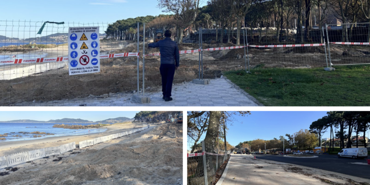 Así avanza la metamorfosis de Samil tras un mes de obras