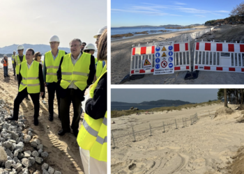 Samil crecerá (mucho) tras las obras: «Vamos a tener prácticamente el doble de playa»