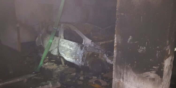 El coste de un incendio en un garaje de Vigo: más de 300.000 euros por daños
