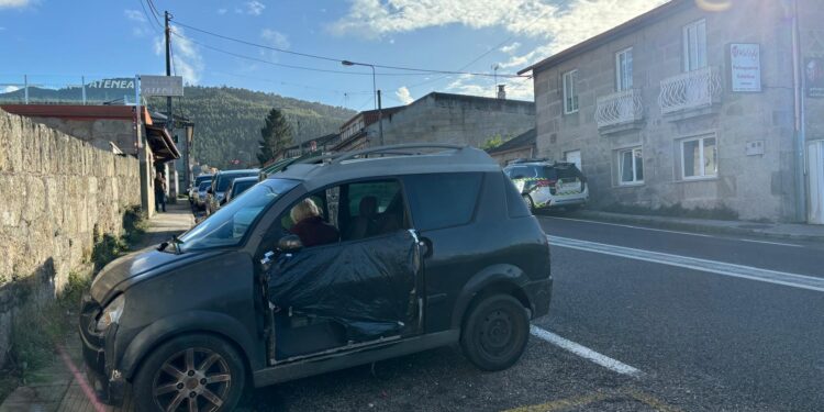 Herida una persona tras la colisión de cuatro coches en Vigo