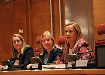 Carmela Silva, presidenta de la comisión de Presupuestos del Senado