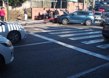 Un atropello y dos accidentes con heridos leves en Vigo