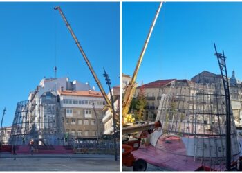 A un mes del encendido de Navidad, así está el icónico árbol que ‘llegará a Marte’